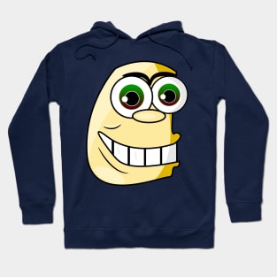 Fat Goofy Funny Face Cartoon Emoji Hoodie